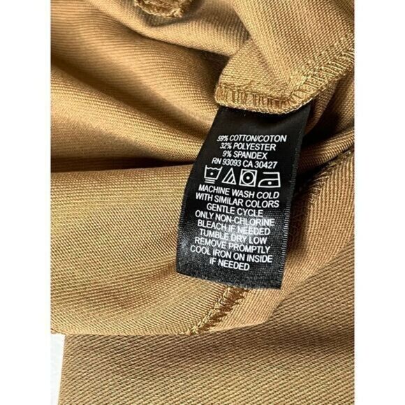 NIC+ZOE Moto Jacket Camel Color Cotton Blend Size Large‎ - Picture 9 of 9